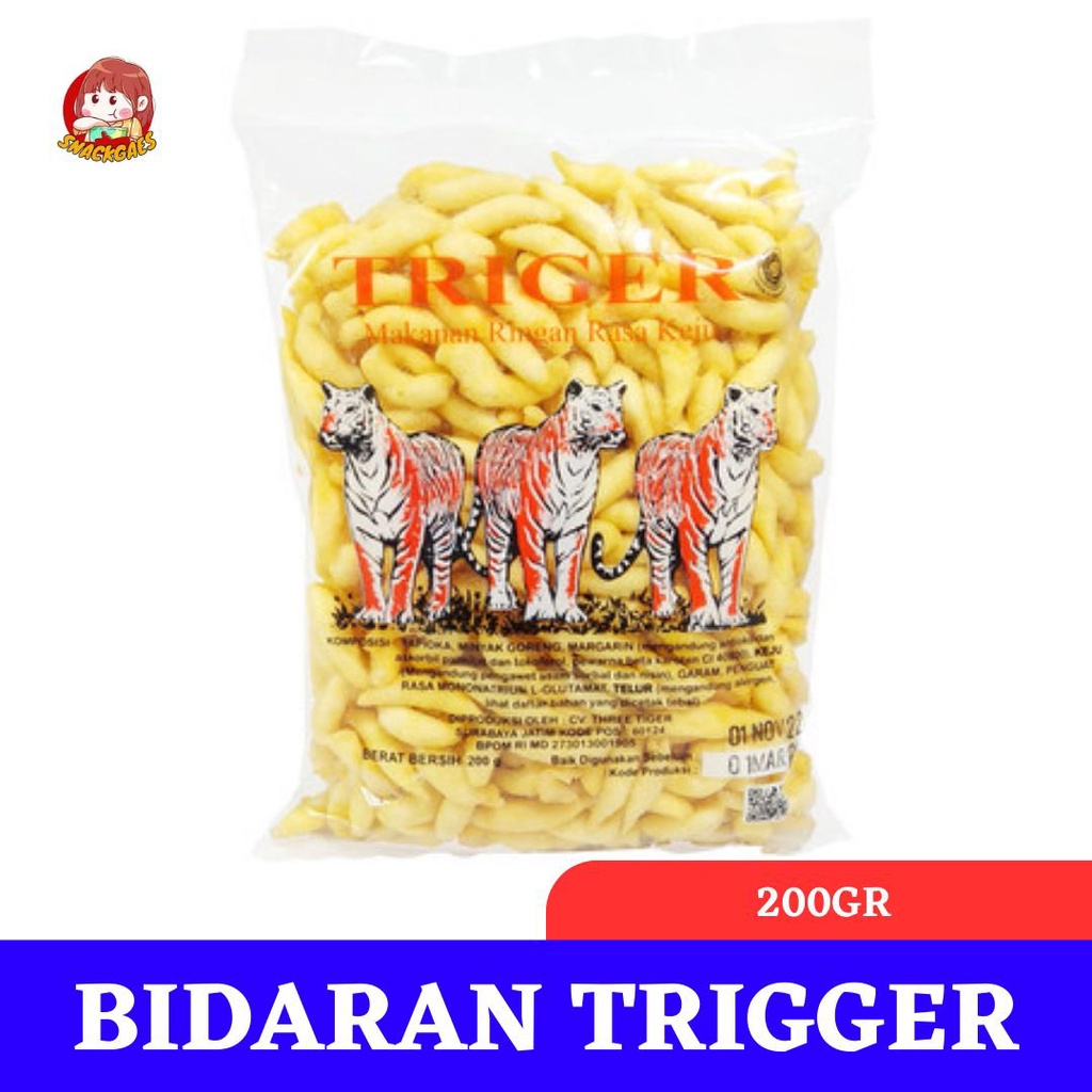 

Bidaran Keju Kue Gabus Triger 200gr Grosir Snack