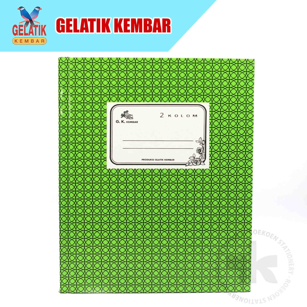 

Gelatik Kembar Hardcover Buku Kas Kwarto 100 - 2 Kolom