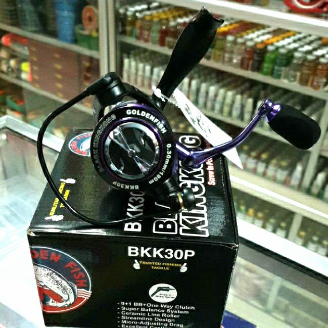 Fishing Reel Golden Fish Black Kingkong Bkk30P Size 3000