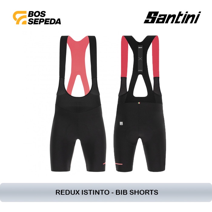 SANTINI BIB SHORT REDUX ISTINTO BLACK/NERO