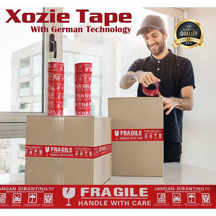 

Tambahan Pelindung Barang Mudah Pecah Stiker/lakban Fragile