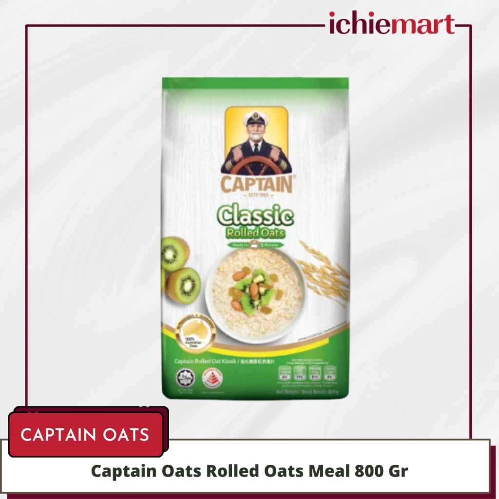 

Captain Oats Rolled Oats Meal 800 Gr