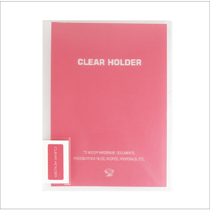 

EAGLE Clear Holder Document Keeper Display Book A4 / F4 40 Pocket - Orange, A4