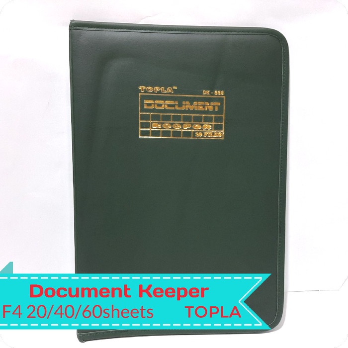 

Map Document Keeper F4 Folio TOPLA - Biru, 20sheets