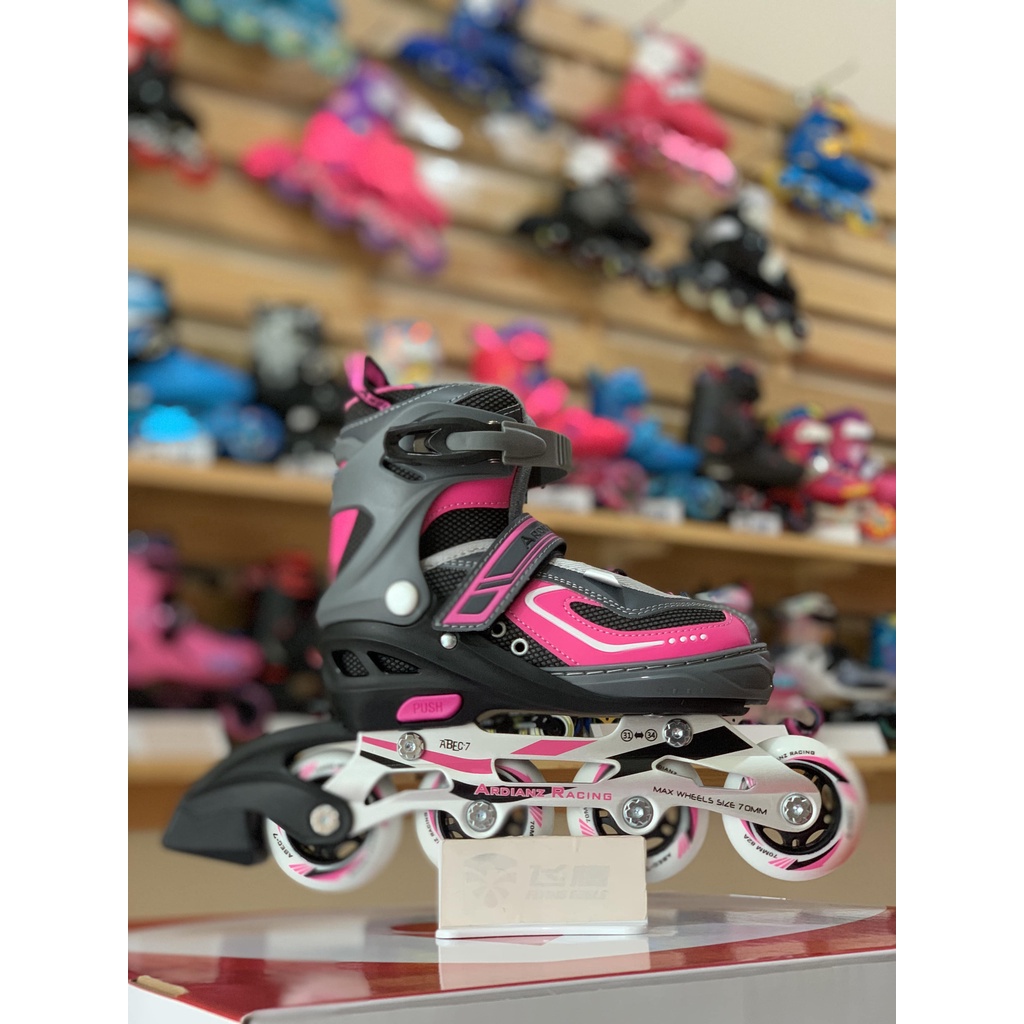 SEPATU RODA INLINE SKATE ANAK ARDIANZ RACING PINK