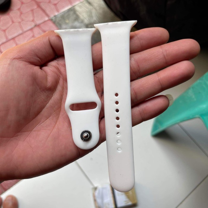 [Promo]Terjangkau tali jam smartwatch t500+ strap smartwatch t500 plus hiwatch 6 - Putih