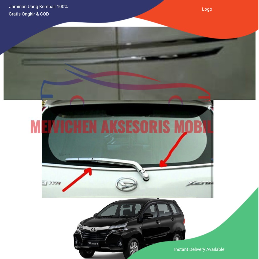 List Kaca Belakang All New Avanza / All New Xenia 2016 Up Aksesoris mobil