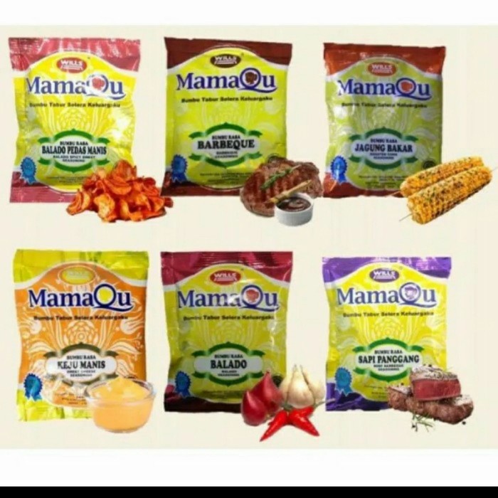 

NEW Termurah bumbu mamaqu all varian isi 10 / renceng - balado