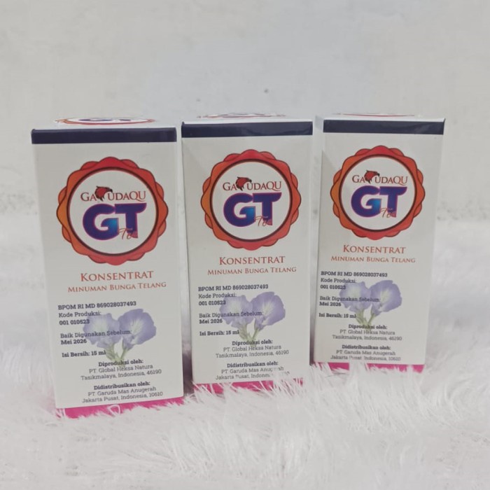 

✨PROMO✨ -GT Garudaqu Tea Teh Bunga Telang Super AntiOksidan Bunga Telang Tetes