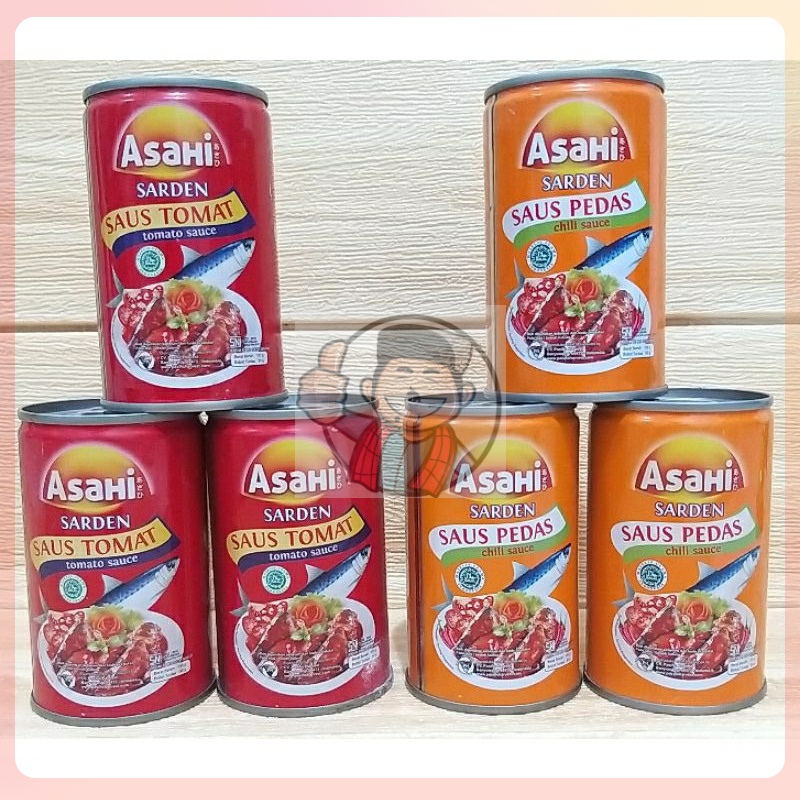 

MURAH Sarden Asahi Tomat & Sarden Asahi Saus Pedas 155gr/ Asahi Sarden