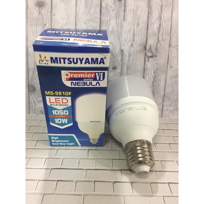 Lampu Bohlam Led 10W 10Watt 10 Watt Mitsuyama Super Terang Bergaransi Garansi 1 Tahun
