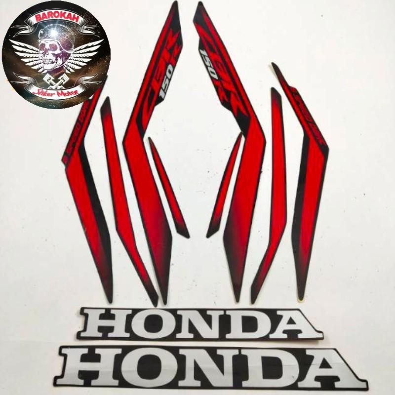 AJS AJS Striping stiker  honda cbr 150 r hitam merah stiker motor Bodi standar    Sticker Bisa Cod F