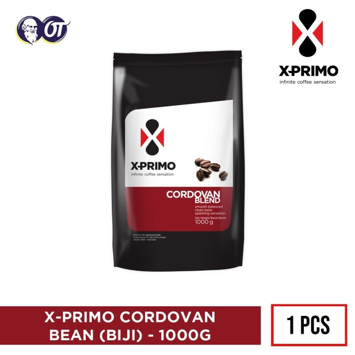 

Xprimo Biji Kopi 1kg Cordovan Blend Coffee Beans Arabika Robusta