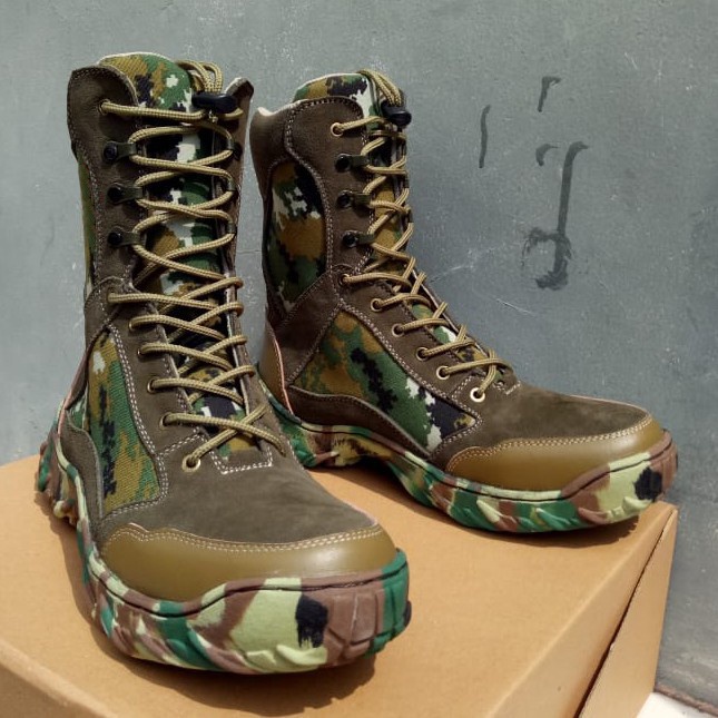 PROMO SEPATU PDL KULIT ASLI SEPATU PDL TNI SEPATU PDL LORENG KOSTRAD SEPATU PDL MILITARY AD