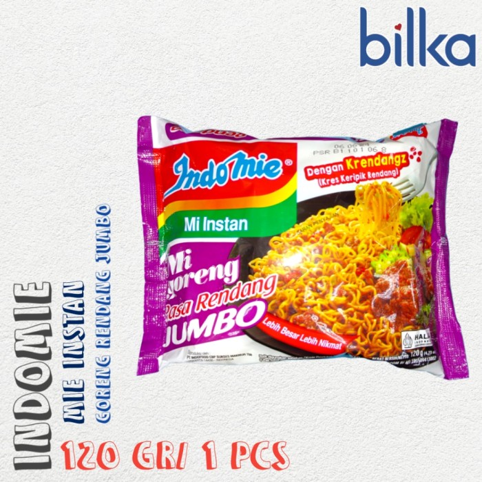 

INDOMIE GORENG RENDANG JUMBO 120g/ 1Pcs.