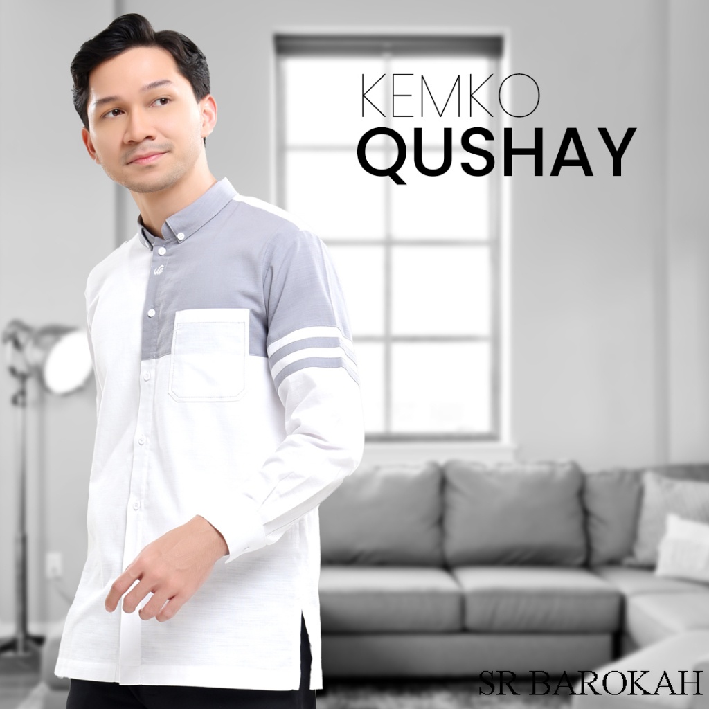 Rabbani - Kemeja Koko Lengan Panjang Qushay Exclusive