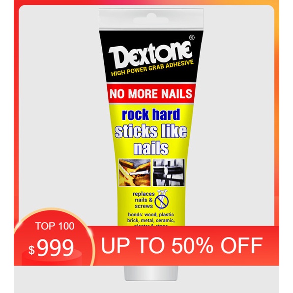 PROMO/ GUDANG LEM/ Lem Keramik, Kayu, Metal dan Batu Super Kuat No More Nail Dextone