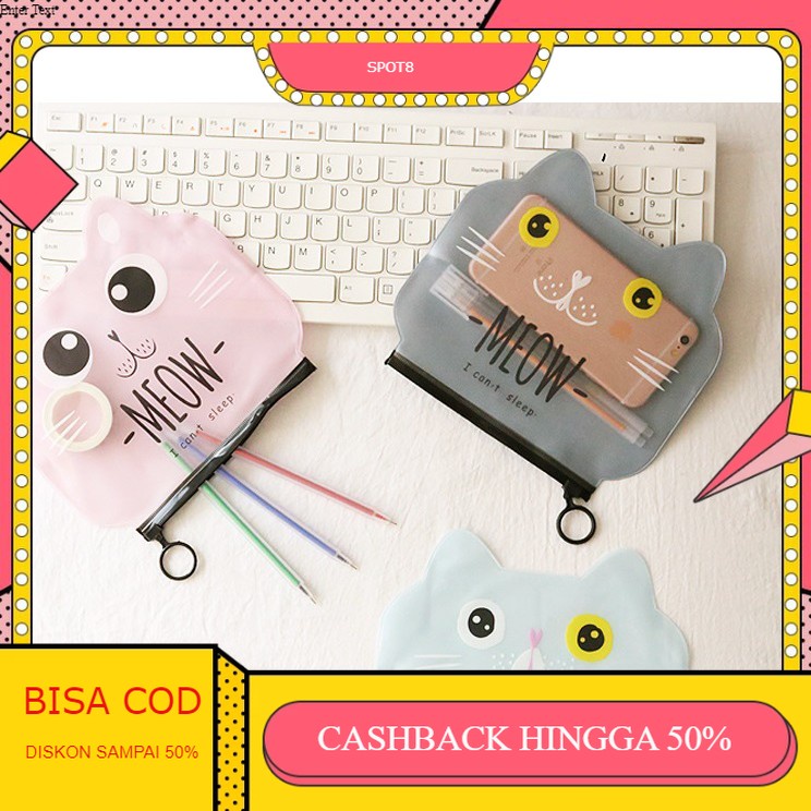 

Spot8 TP0029 Tempat Pensil Badut dan Kucing / Tempat Kosmetik