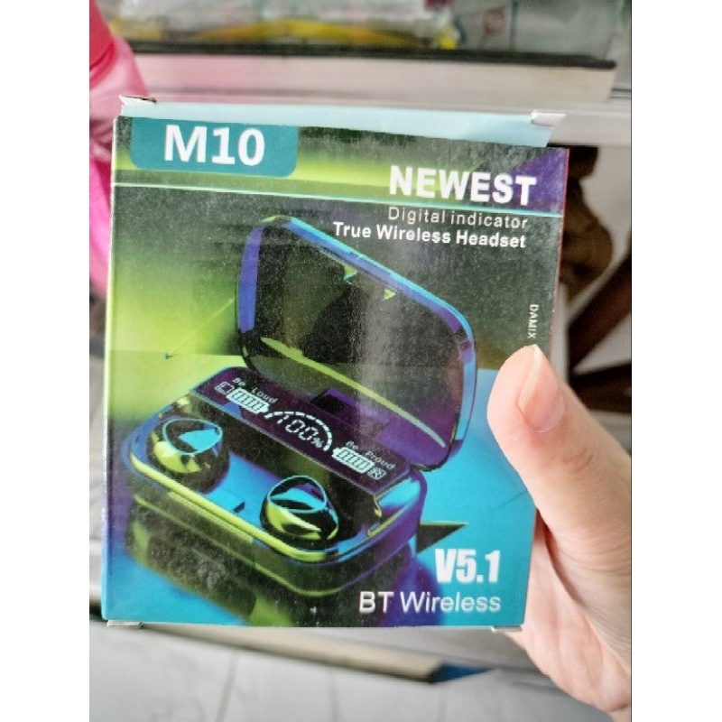 COD TWS HEADSET NEWEST M10 BLUETOOTH V.5.1 TRUE WIRELESS HEADSET
