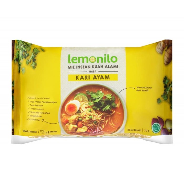 

Lemonilo Mie Kuah Kari Ayam 73gr
