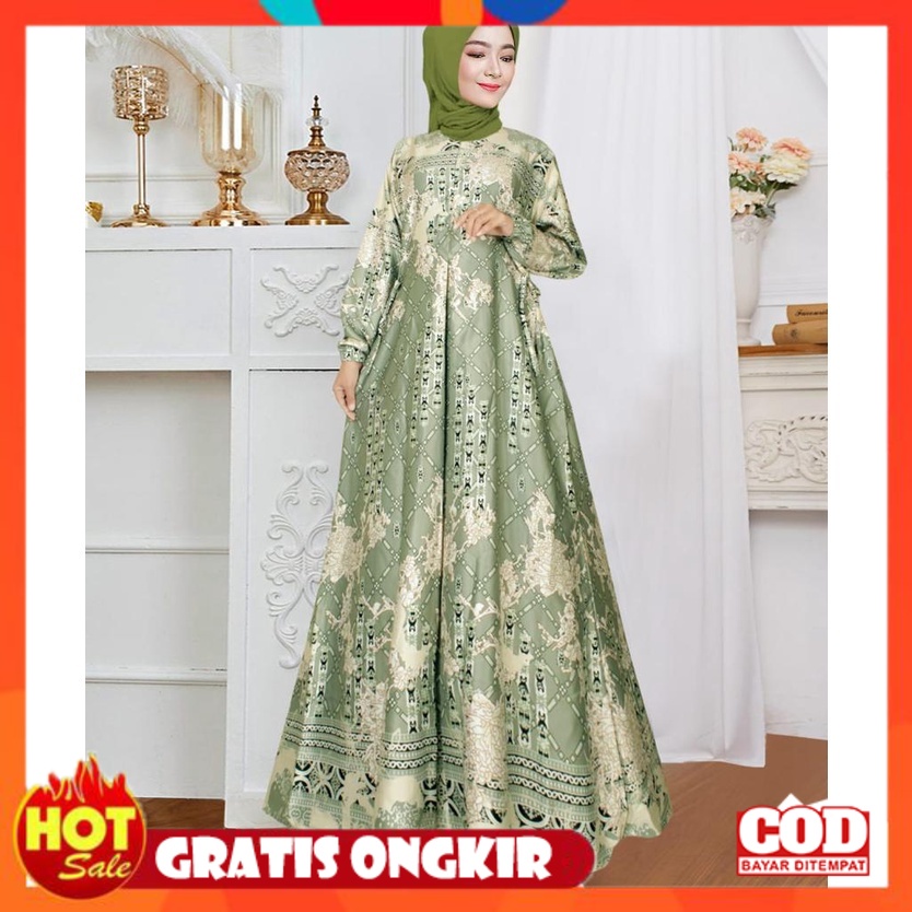KAIN ADEM HALUS TEBAL / Gamis Maxmara Silk Premium Terbaru 2023 Model Aurora Lux Bukan Bahan Satin A
