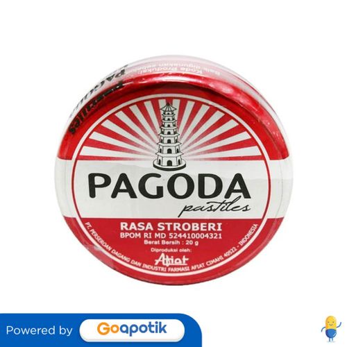 

Pagoda Pastiles Rasa Strawberry 10 Gram