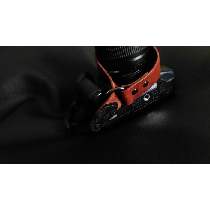 

Strap kamera kulit original Imagi Salkin101 - brown black wrist strap