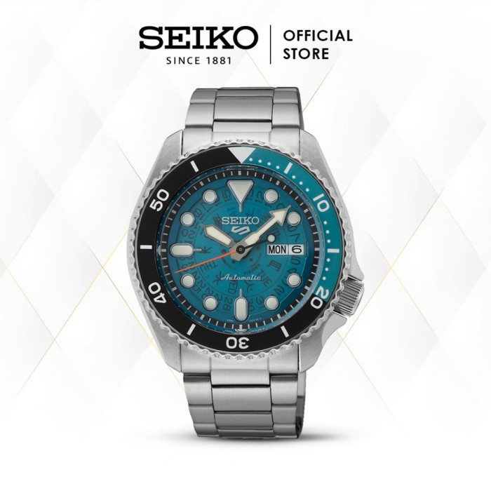 Seiko 5 Sports Skeleton SRPJ45K1 SRPJ45 Automatic Stainless Blue