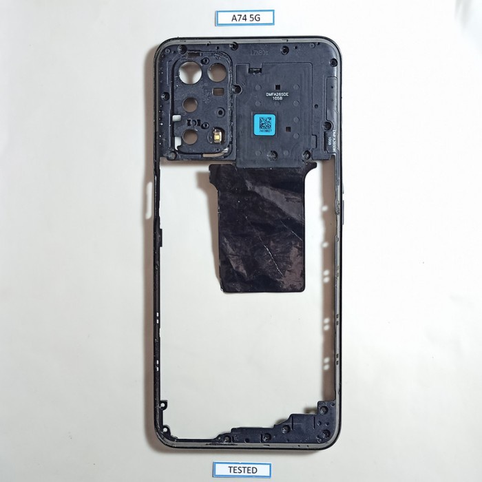Bazel Tulang Tengah Plus Antena NFC Oppo A74 5G Original Copotan