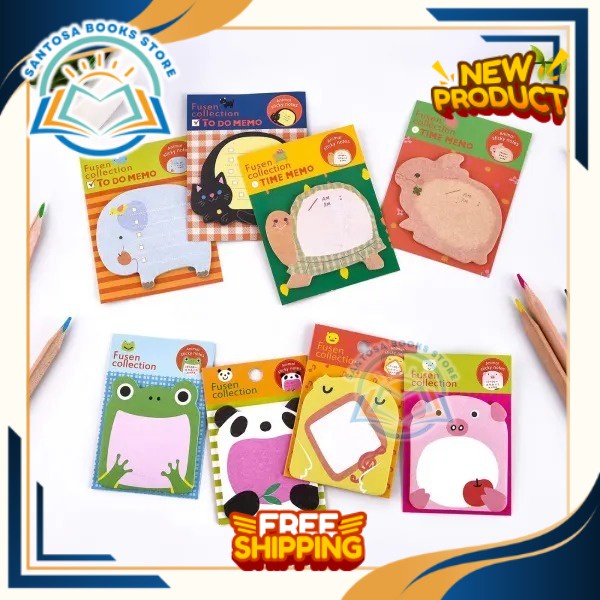 

Santosa Books - Sticky Notes Motif Hewan Lucu Animal Sticky Notes