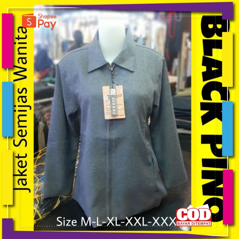 PREMIUM KOREAN STYLE / JAKET JAS JASKET SEMIJAS SEMIWOLL WANITA CEWEK | Blazer Wanita | Jaket Jas Ja