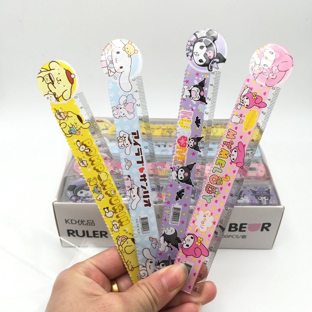 

(syq) Penggaris Sanrio Cinnamorol melody Kuromi pompompurin Lucu / Penggaris lucu