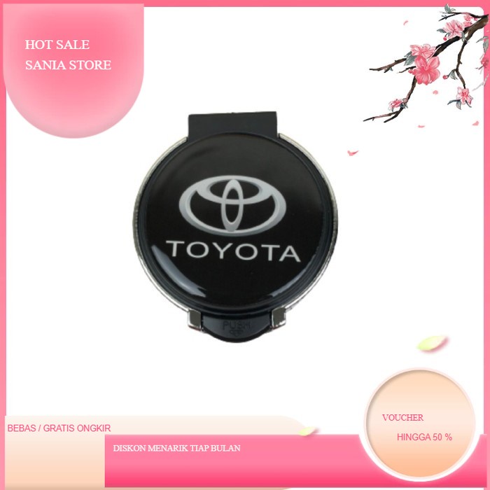Asbak Mobil Premium Asbak LED Logo Toyota Honda Mazda - Toyota