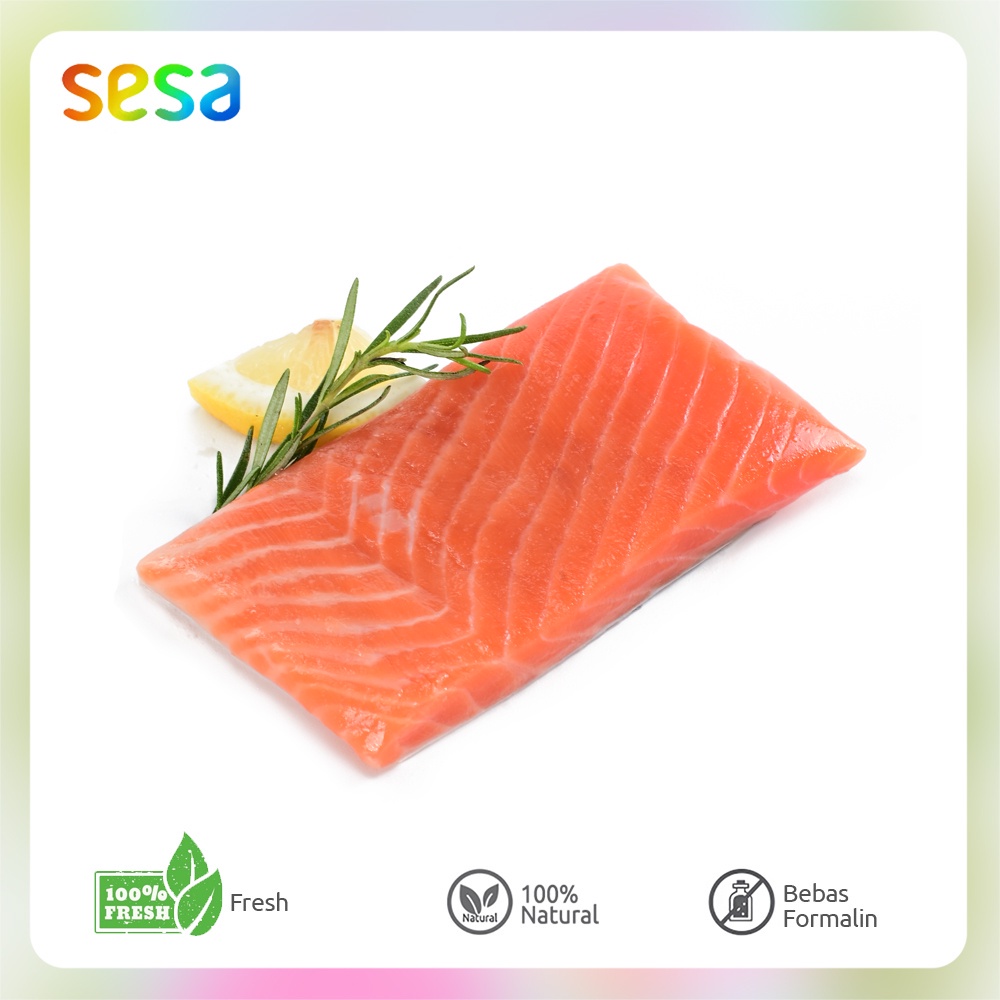 

SALMON Premium Fillet Beku 90 - 100gr - Ikan Fresh Sehat Segar
