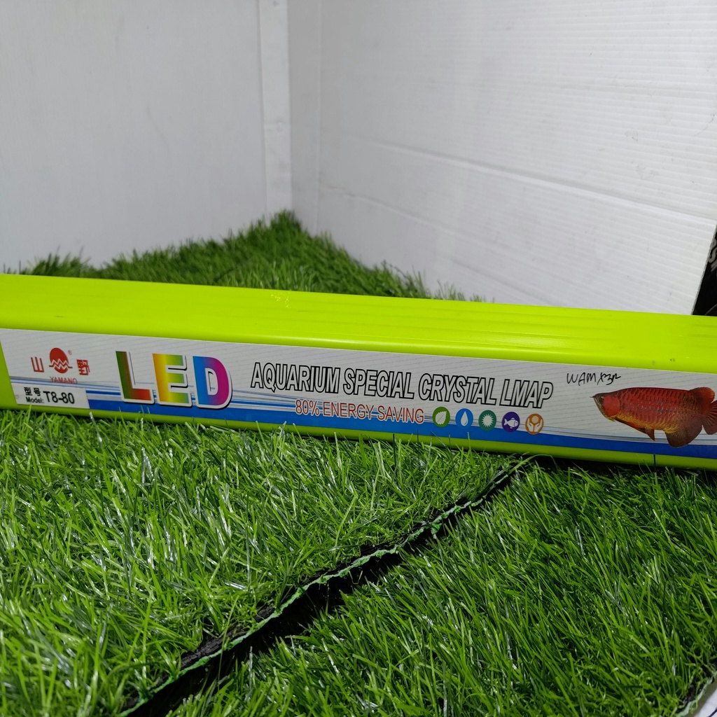Lampu Tanning YAMANO T8 80 Lampu Led Celup Aquarium Tanning Arwana