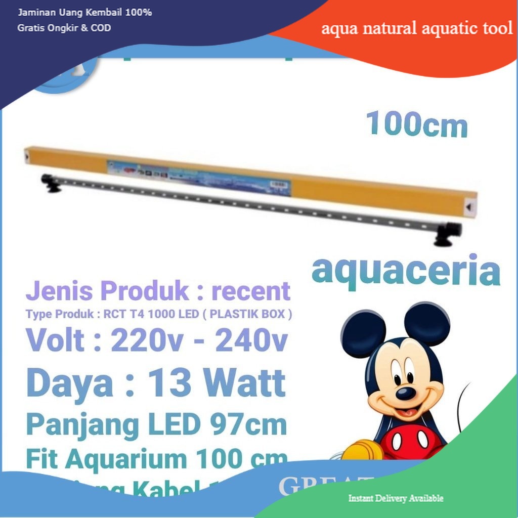 lampu led 120 cm hikari led aquarium 120 cm CELUP VIA OJOL