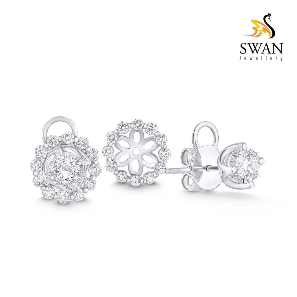 Anting Berlian GIA IMFER1203226 Swan Jewellery
