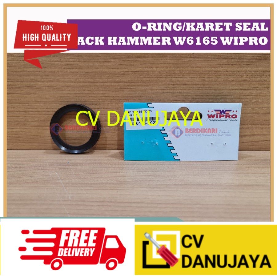 Karet Seal / o-ring jack hammer W6165 W 6165 Wipro