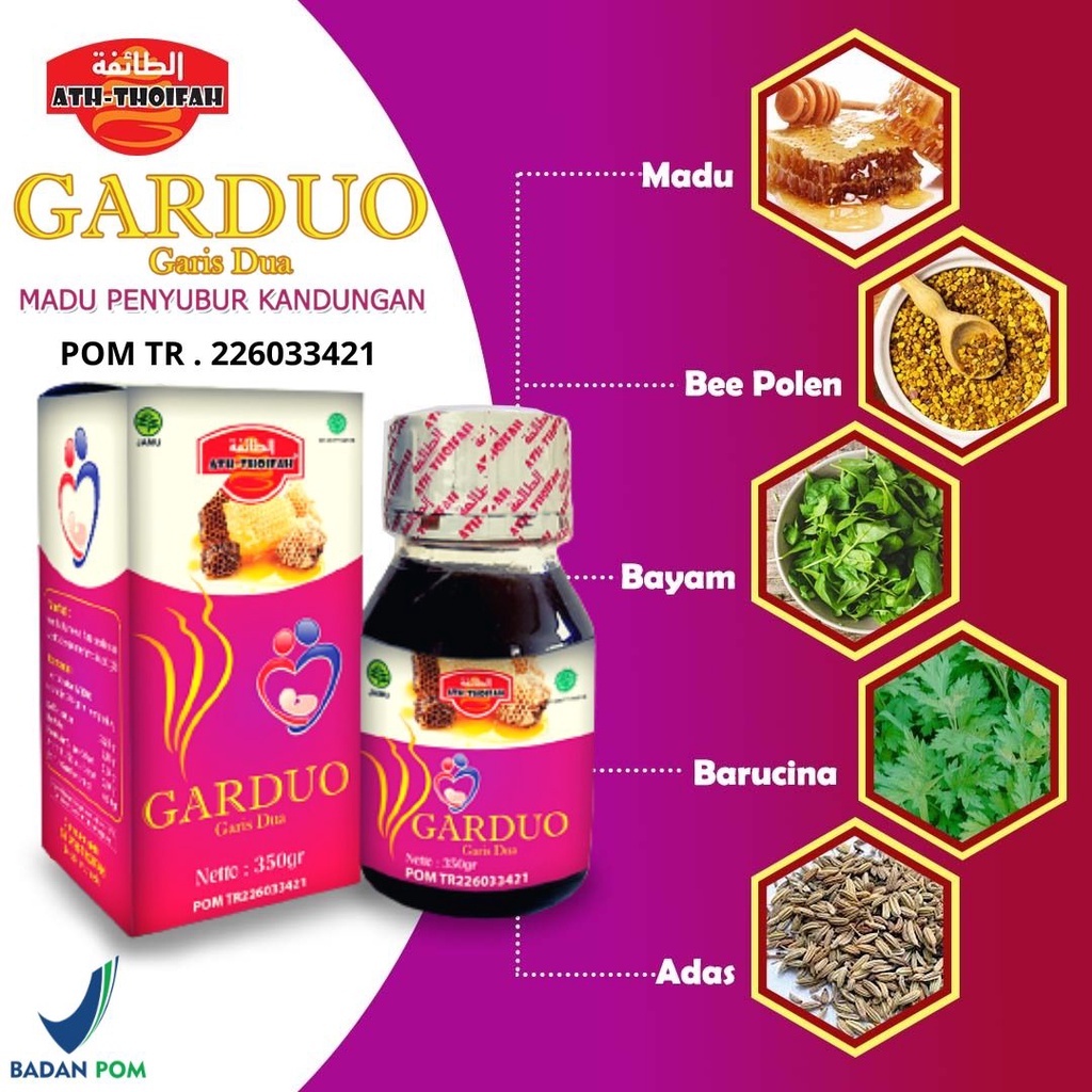 

Madu Garduo Penyubur Kandungan Pria Wanita Ath-thoifah