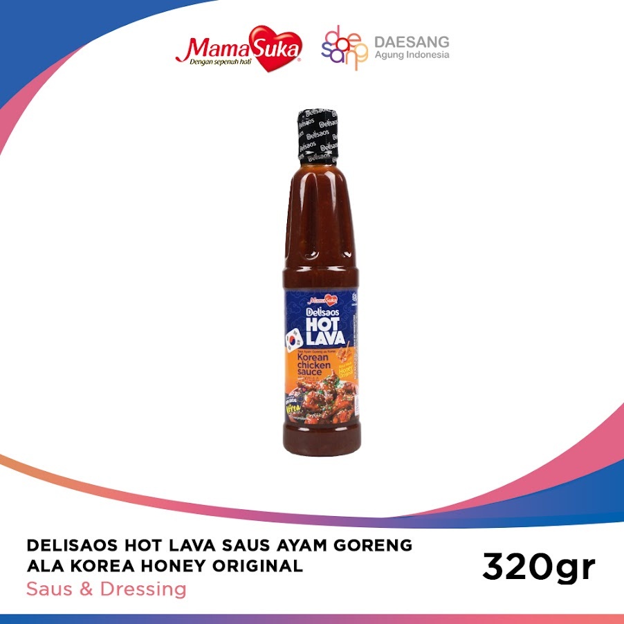 

Mamasuka Delisaos Hot Lava Saus Ayam Goreng Ala Korea Honey Original 320 Gr