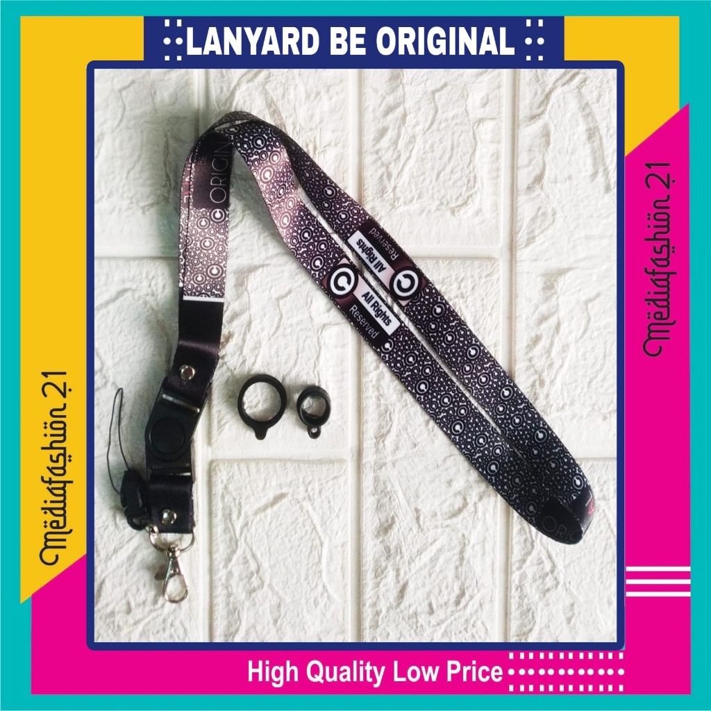

Lanyard Tali Gantungan ID Card BE ORIGINAL Free Strap Gantungan HP/Flashdisk HANDPHONE