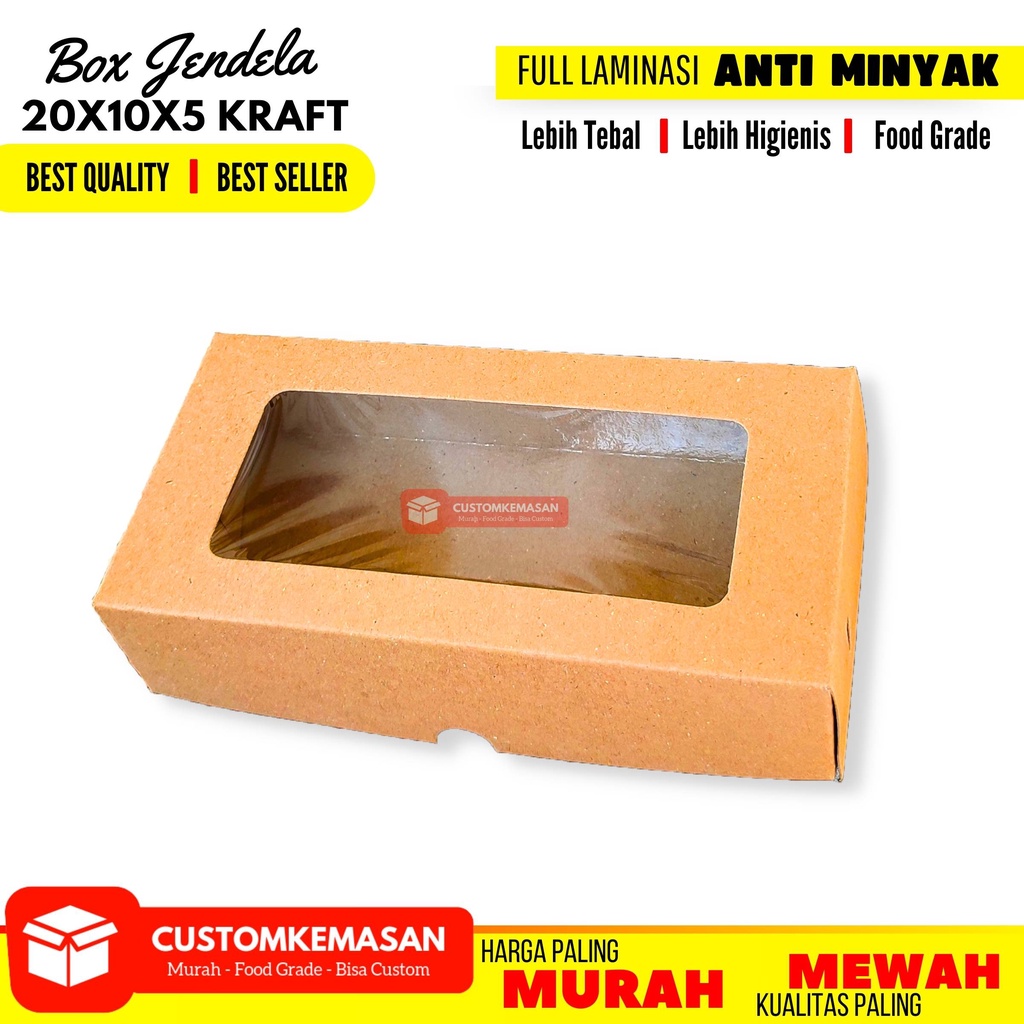 

Box 20x10x5 Laminasi Jendela / Box Bolu Gulung / Box Kue Basah / Box Brownies / Dus Bolu Gulung / Dus Kue Basah