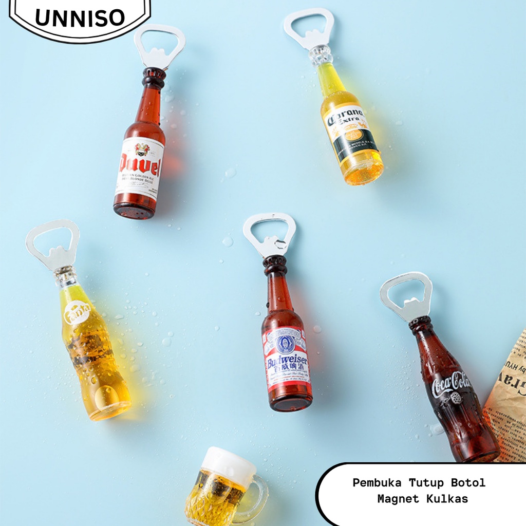 UNNISO - Pembuka Tutup Botol Magnet Kulkas