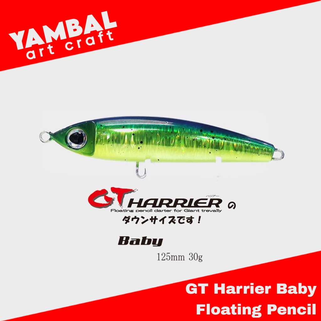 Yambal GT Harrier Baby Floating Pencil 125mm 30g