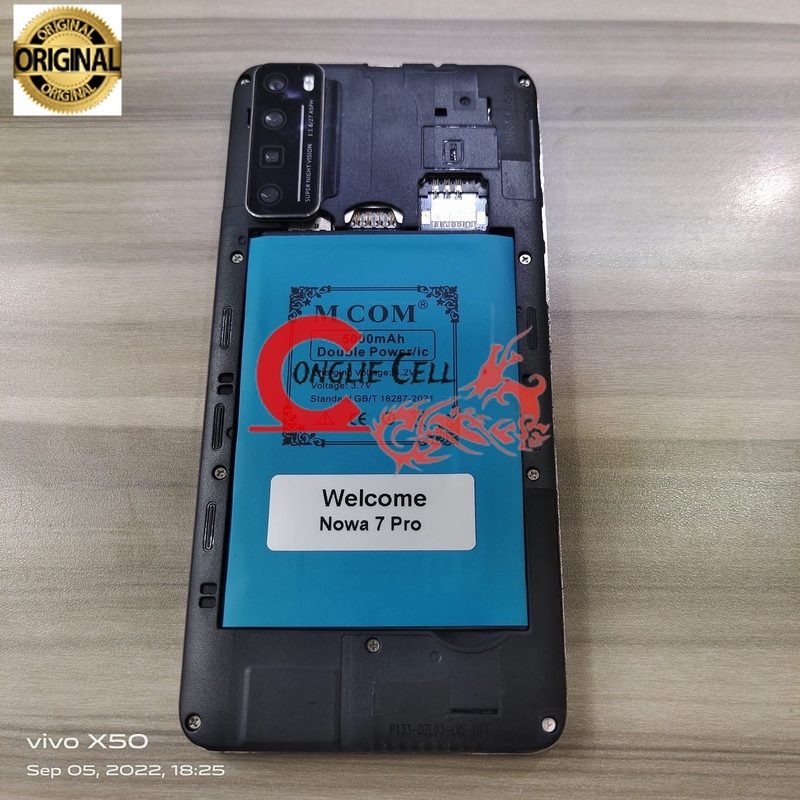 Battery Batere Batre Baterai Double Power Mcom Welcome Nowa 7 Pro