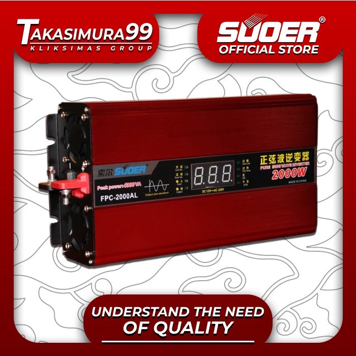 SUOER INVERTER CHARGER FPC 2000AL