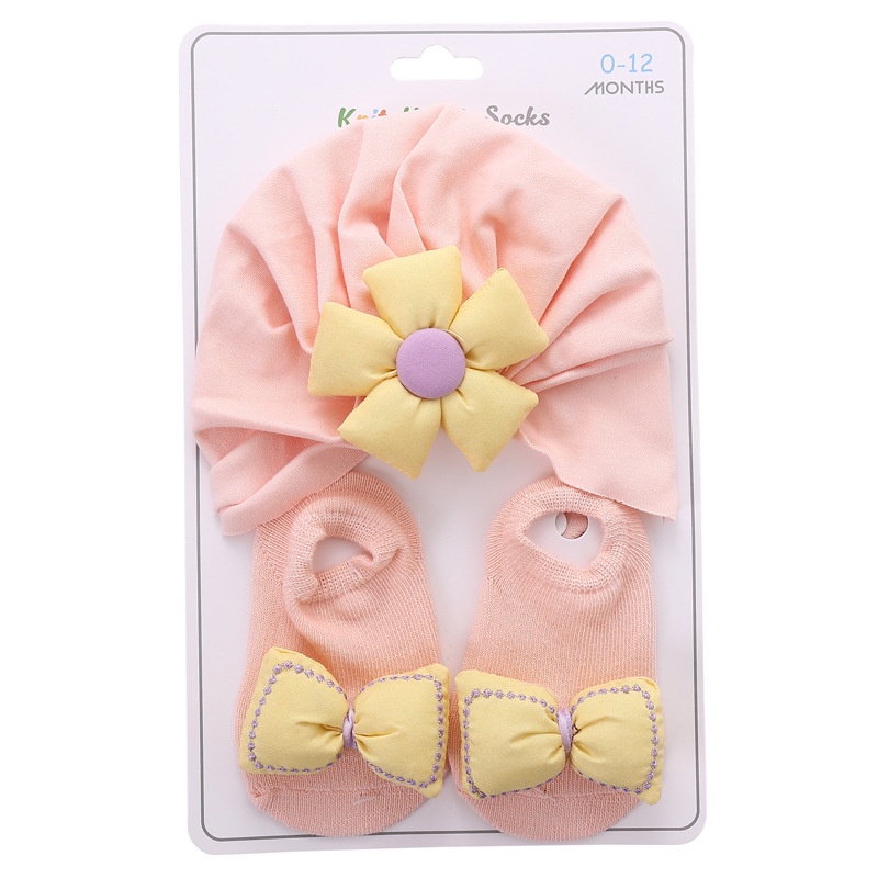 SB SUNFLOWER Set PREMIUM Bandana &amp; Kaos Kaki BAYI Perempuan Cewek