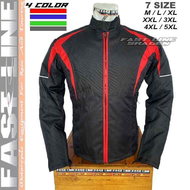 JAKET BRUTAL SPYDER TOURING JACKET BIKER MOTOR TEBAL HARIAN TAHAN AIR TAHAN ANGIN WINDPROFF