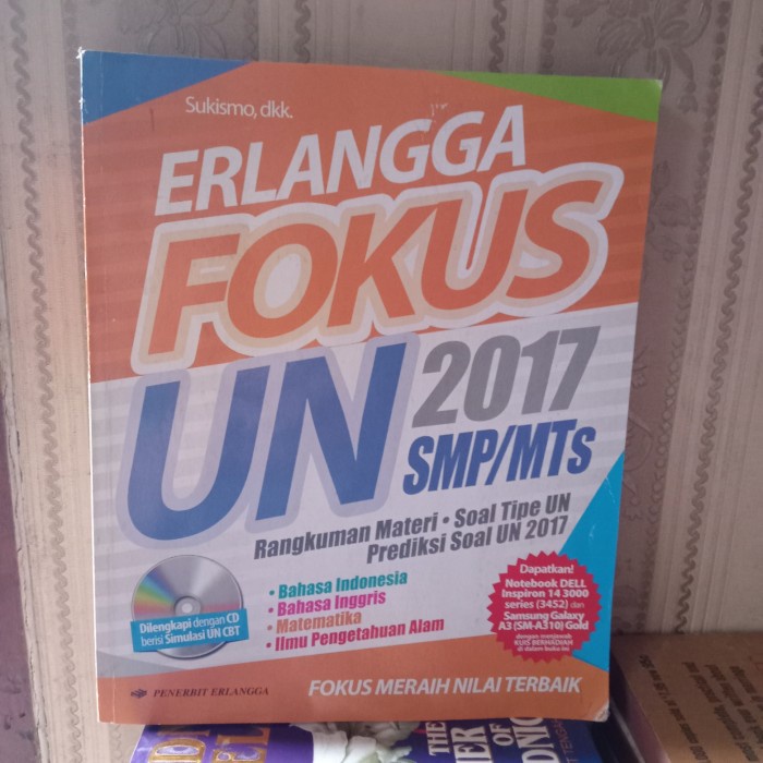 ORI MULUS BUKU ERLANGGA FOKUS UN 2017 SMP/MTS TANPA CD