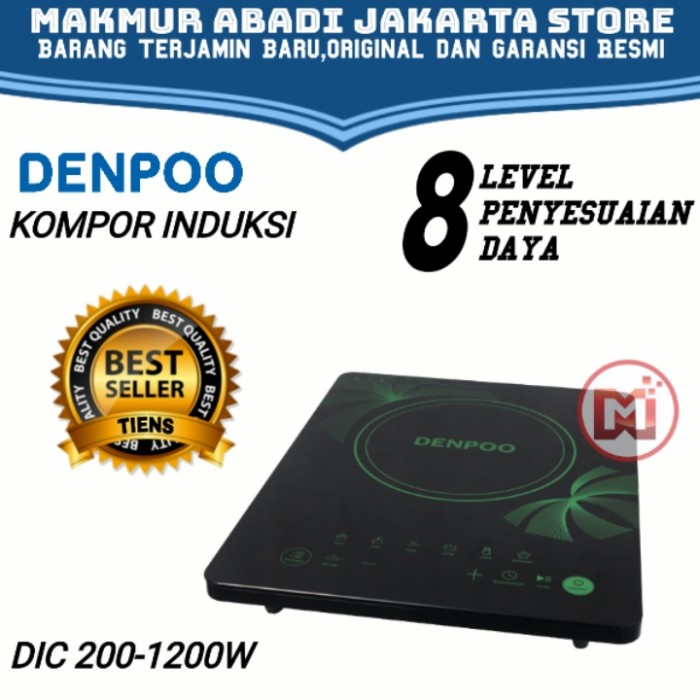 KOMPOR LISTRIK INDUKSI DENPOO DIC 200-1200 LOW WATT